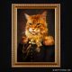 Katzenportraits, Maine coon Kater Filou, Katze in Kleidung Tierkleidung, Tierportraits in Kleidung