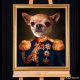 Hundeportrait Chihuahua in Uniform General Geschenkidee