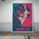 Individuelles Hundeportrait Andy Warhol Stil, Geschenkidee appenzeller Sennenhund