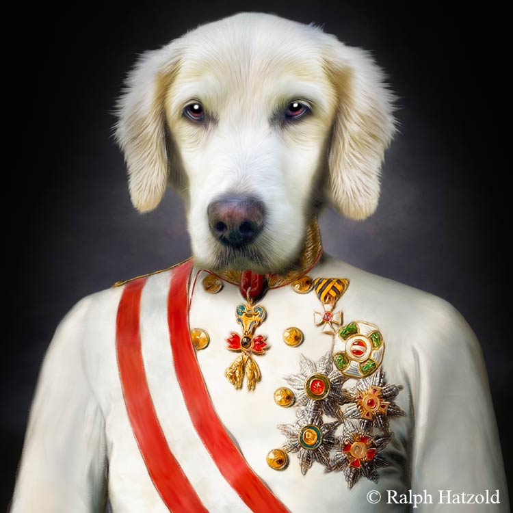 Franz Joseph, Kaiser von Österreich, Hund in Uniform
