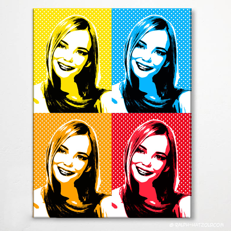 Pop Art Portrait vom eigenen Foto
